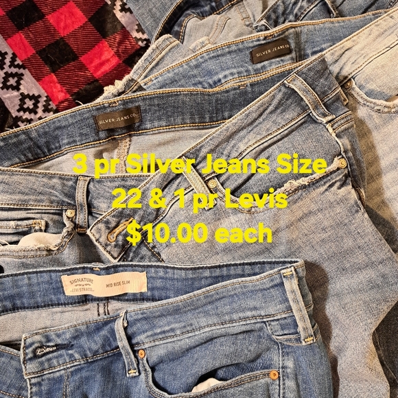 SilverJeans and Levis Signature Jeans - Picture 1 of 1